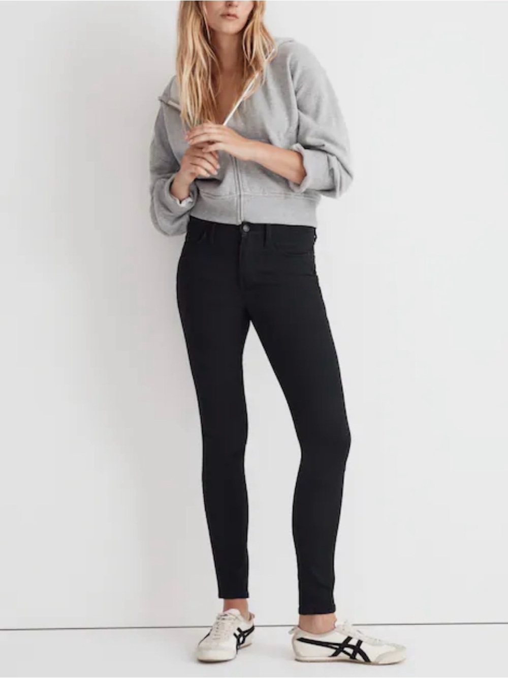 Madewell Mid Rise Roadtripper Black Women’s Skinny Jeans Size 23 NWT